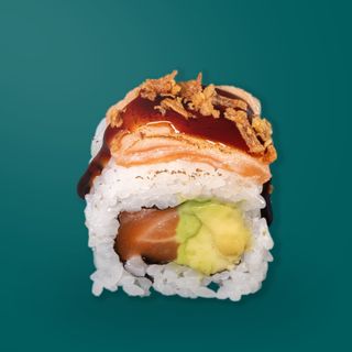 URAMAKI SALMÓN TERIYAKI (8 Pzs.)