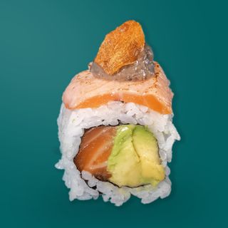 URAMAKI SALMÓN TRUFADO (8pzs.)