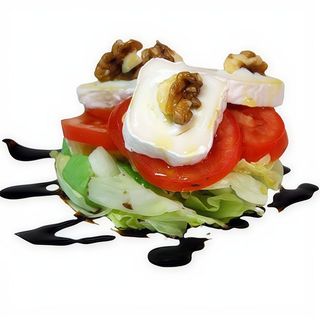 Ensalada De Queso Cabra Y Peras Al Vino (Pequeña)