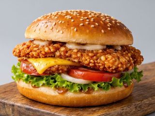 Hamburguesa clásica de pollo