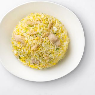 arroz frito con pollo