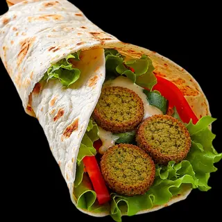 Wrap Croquetas De Garbanzo