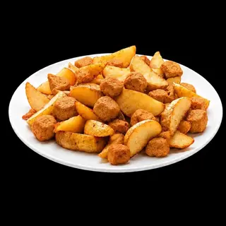 Bowls heura no pollo Papas