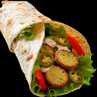 Wrap Croquetas De Garbanzo Hot