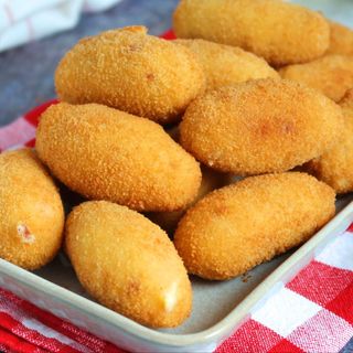 Croquetas de rulo de cabra