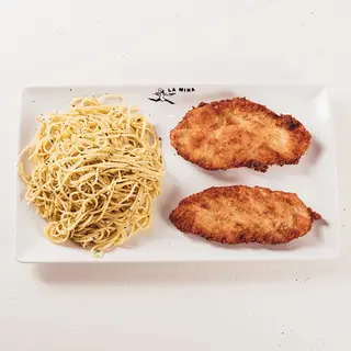 Escalope de Pollo con Guarnición