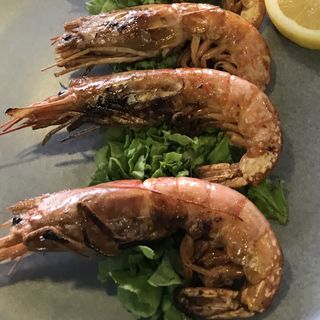 Langostinos a la plancha