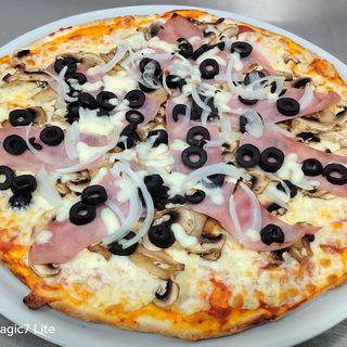 pizza 4 estaciones (30 cm.)