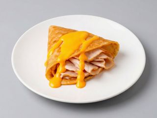 Crêpe Pavo y Queso Cheddar
