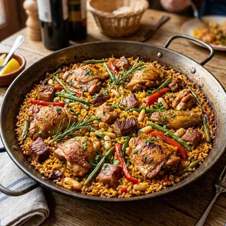 Paella De Carne