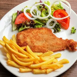 Plato De Escalopa De Pollo
