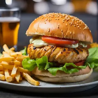 Hamburguesa de pollo
