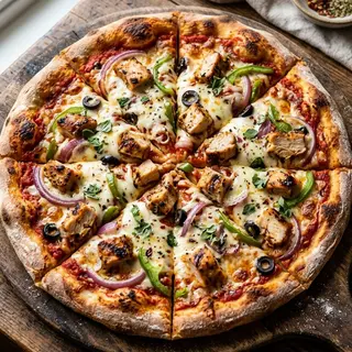 Pizza de pollo