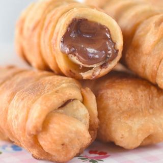 Tequeños de chocolate