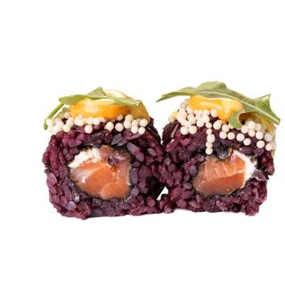 129.ARROZ NEGRO SALMON MANGO (4U)