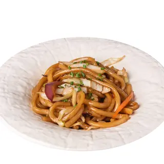 54.Fideos udon con pollo