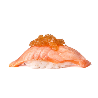 77.NIGIRI SALMON FLAMEADO (3U)