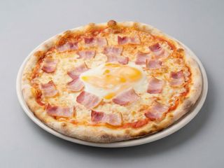 Pizza carbonara