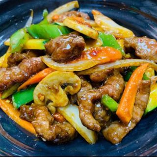 Ternera al curry rojo