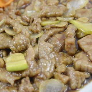 ternera con salsa de ostras