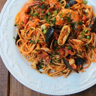 Espaguetis Fruti di Mare