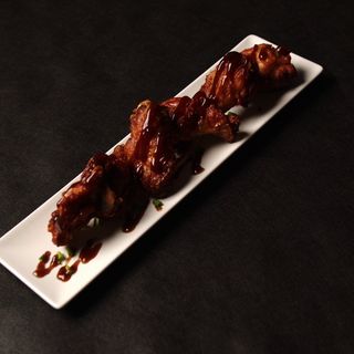 Alitas de pollo con Salsa Barbacoa