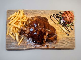 BBQ Ribs half portion