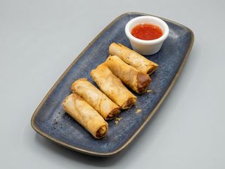Duck spring rolls