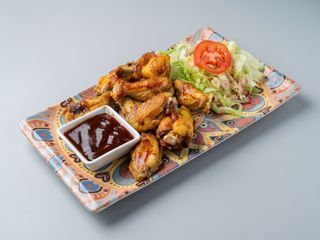 Alitas a la barbacoa