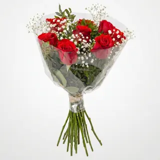 "Gracias Mamá" - Bouquet de Rosas Rojas