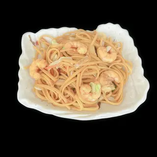 Tallarines con Gambas