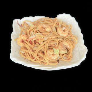 Tallarines con Gambas