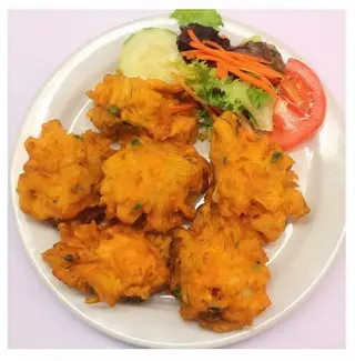 9. Onion bhajia