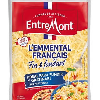 Queso francés rallado emmental 125g (1u)