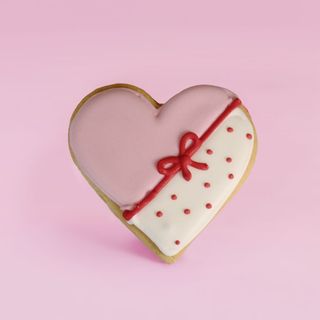 Galletas con motivos de San Valentín