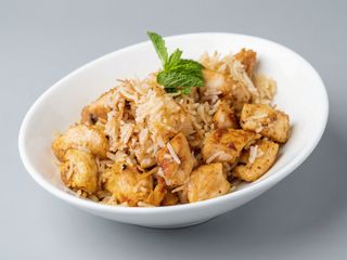 Pechuga de pollo con arroz