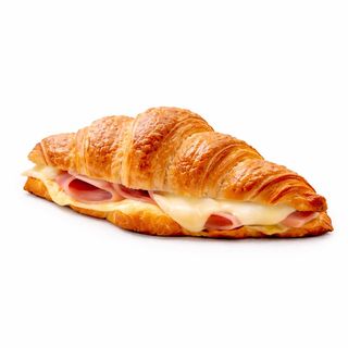 Croissant Clásico Con Jamon Y Queso