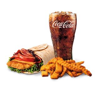 Menú BBQ Crispy Chicken Wrap