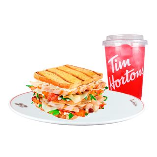 Menú Sándwich Club Bacon & York