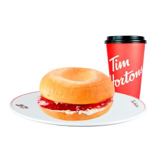 Menú Bagel Philadelphia y mermelada 