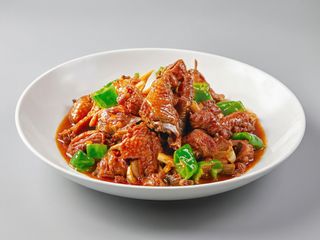 重庆烧鸡公Pollo de corral al estilo Sichuan
