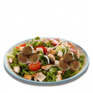 Ensalada De Falafel Y Queso De Cabra