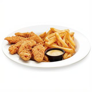 Plato De Escalopines De Pollo