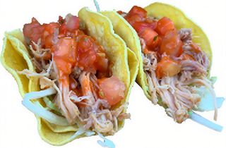2 TACOS Tinga (Pollo)