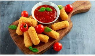 Jalapenos rebozado relleno de queso cheddar 