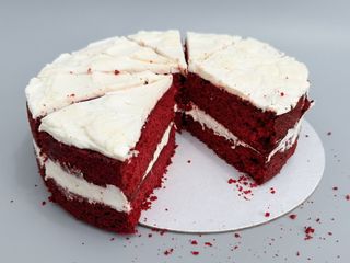 Tarta red velvet casera 