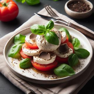 Insalata di burrata e tartufo