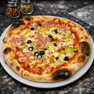 Pizza 4 estaciones (30 cm.)
