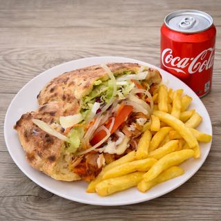 Menú: Kebab + Patatas + Bebida