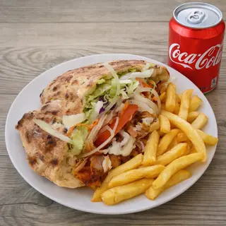 Menú: Kebab + Patatas + Bebida